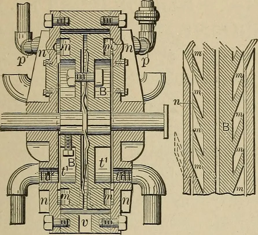 An illustration from Mechanical movements, powers, devices and appliances;, 1903, leaf 108