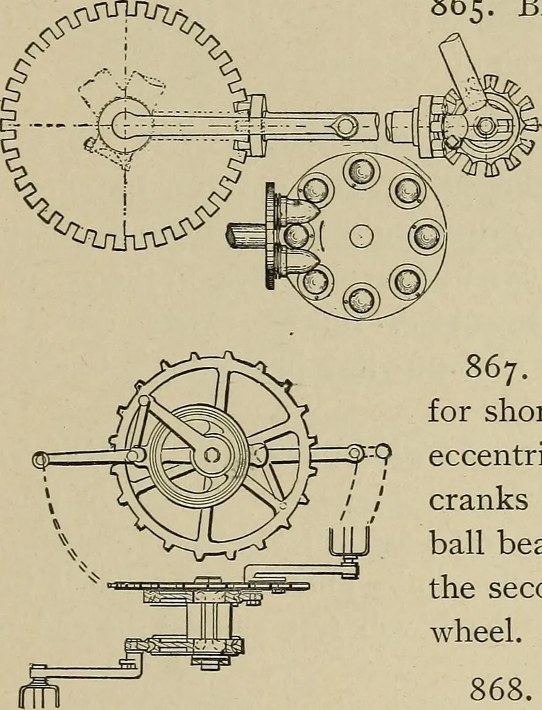 An illustration from Mechanical movements, powers, devices and appliances;, 1903, leaf 232
