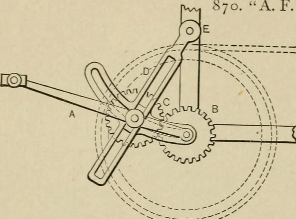 An illustration from Mechanical movements, powers, devices and appliances;, 1903, leaf 233