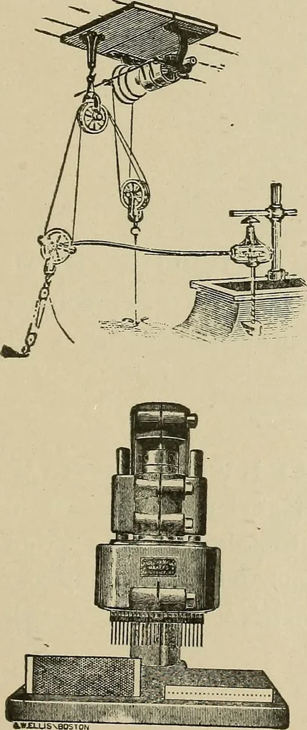An illustration from Mechanical movements, powers, devices and appliances;, 1903, leaf 338