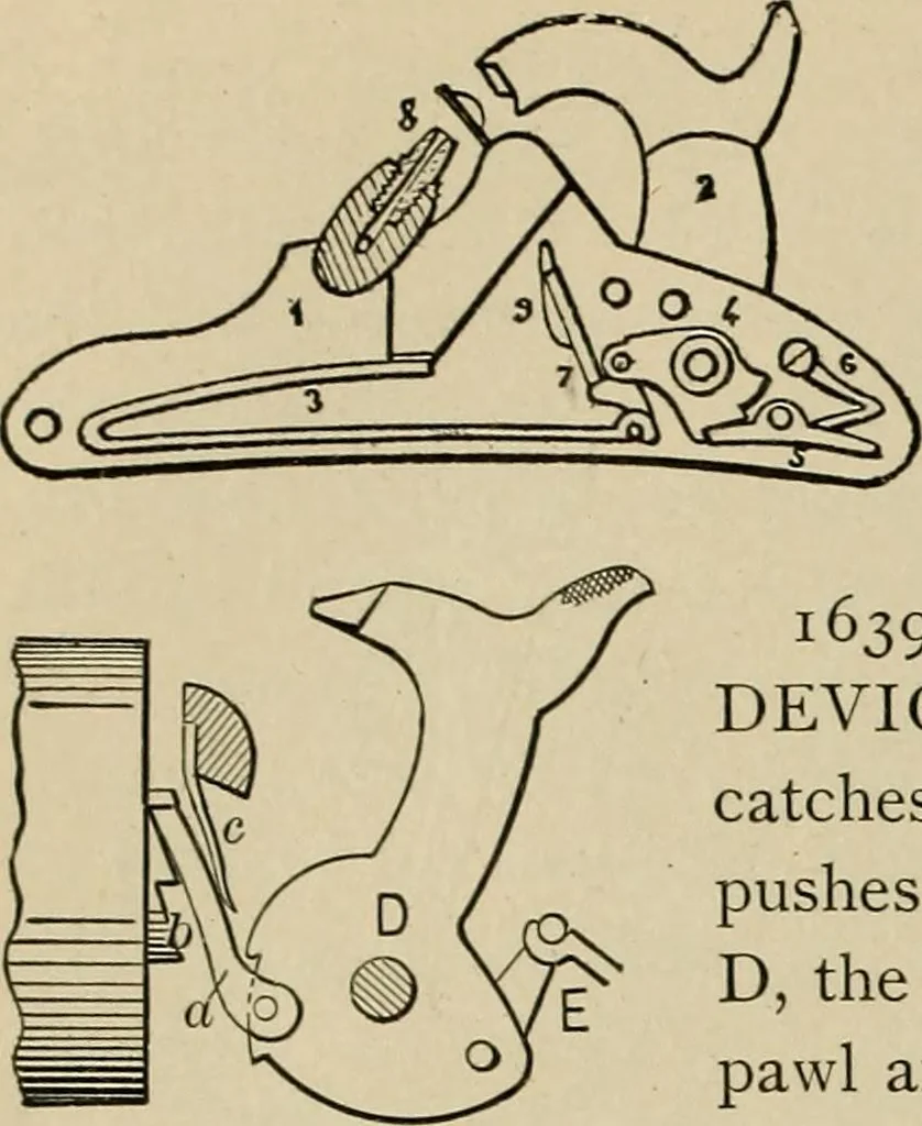 An illustration from Mechanical movements, powers, devices and appliances;, 1903, leaf 403