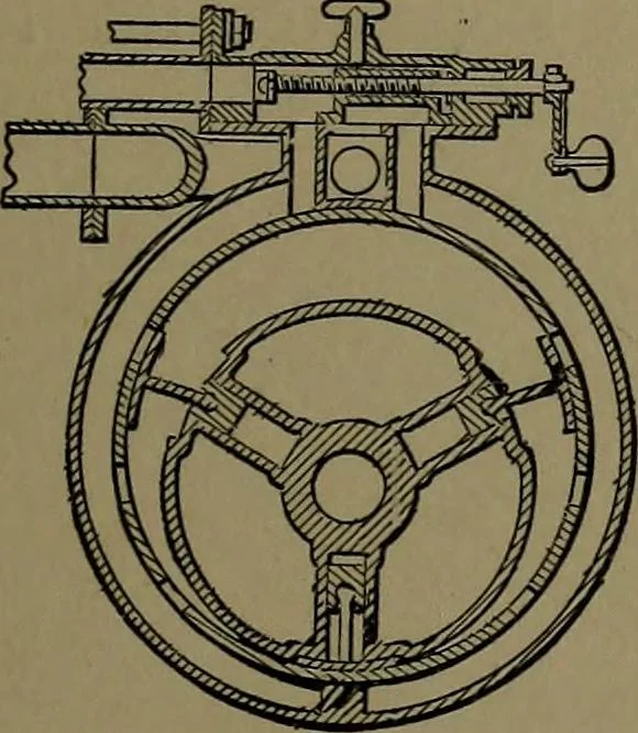 An illustration from Mechanical movements, powers and devices; a treatise describing mechanical movements and devices used in construcive and operative mechinery and the mechanical arts, being practically a mechanical dictionary, 1917, leaf 100