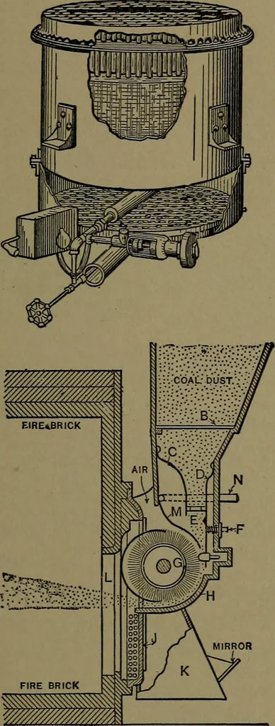 An illustration from Mechanical movements, powers and devices; a treatise describing mechanical movements and devices used in construcive and operative mechinery and the mechanical arts, being practically a mechanical dictionary, 1917, leaf 108