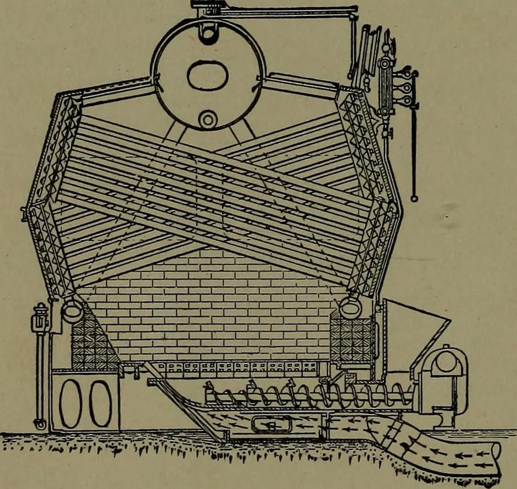 An illustration from Mechanical movements, powers and devices; a treatise describing mechanical movements and devices used in construcive and operative mechinery and the mechanical arts, being practically a mechanical dictionary, 1917, leaf 109