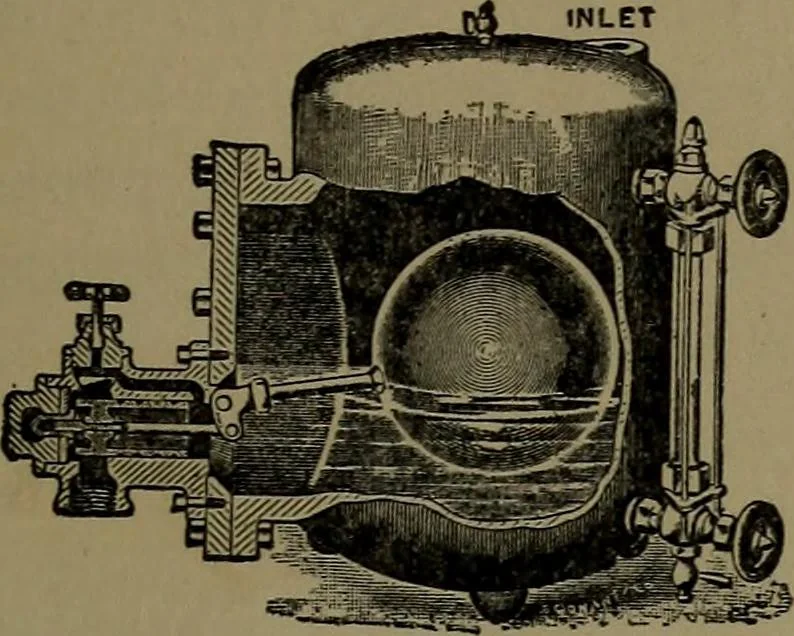 An illustration from Mechanical movements, powers and devices; a treatise describing mechanical movements and devices used in construcive and operative mechinery and the mechanical arts, being practically a mechanical dictionary, 1917, leaf 120