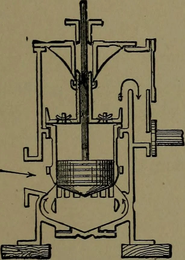 An illustration from Mechanical movements, powers and devices; a treatise describing mechanical movements and devices used in construcive and operative mechinery and the mechanical arts, being practically a mechanical dictionary, 1917, leaf 122