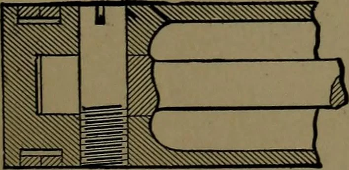 An illustration from Mechanical movements, powers and devices; a treatise describing mechanical movements and devices used in construcive and operative mechinery and the mechanical arts, being practically a mechanical dictionary, 1917, leaf 132
