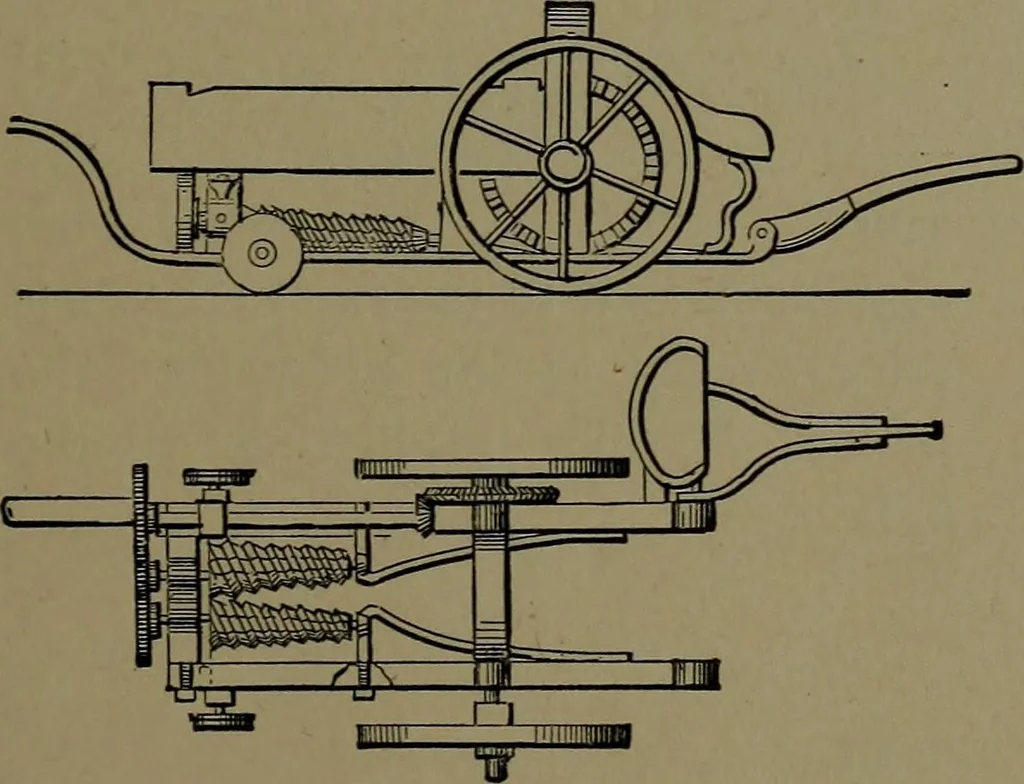 An illustration from Mechanical movements, powers and devices; a treatise describing mechanical movements and devices used in construcive and operative mechinery and the mechanical arts, being practically a mechanical dictionary, 1917, leaf 134
