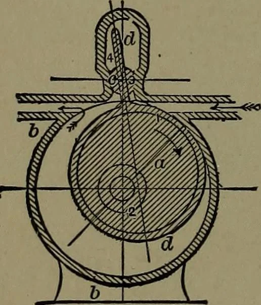 An illustration from Mechanical movements, powers and devices; a treatise describing mechanical movements and devices used in construcive and operative mechinery and the mechanical arts, being practically a mechanical dictionary, 1917, leaf 153
