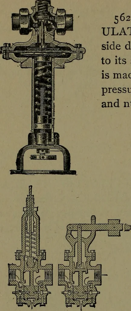 An illustration from Mechanical movements, powers and devices; a treatise describing mechanical movements and devices used in construcive and operative mechinery and the mechanical arts, being practically a mechanical dictionary, 1917, leaf 159