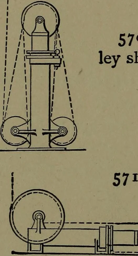 An illustration from Mechanical movements, powers and devices; a treatise describing mechanical movements and devices used in construcive and operative mechinery and the mechanical arts, being practically a mechanical dictionary, 1917, leaf 161