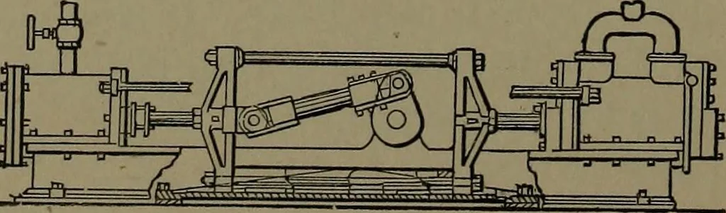 An illustration from Mechanical movements, powers and devices; a treatise describing mechanical movements and devices used in construcive and operative mechinery and the mechanical arts, being practically a mechanical dictionary, 1917, leaf 177