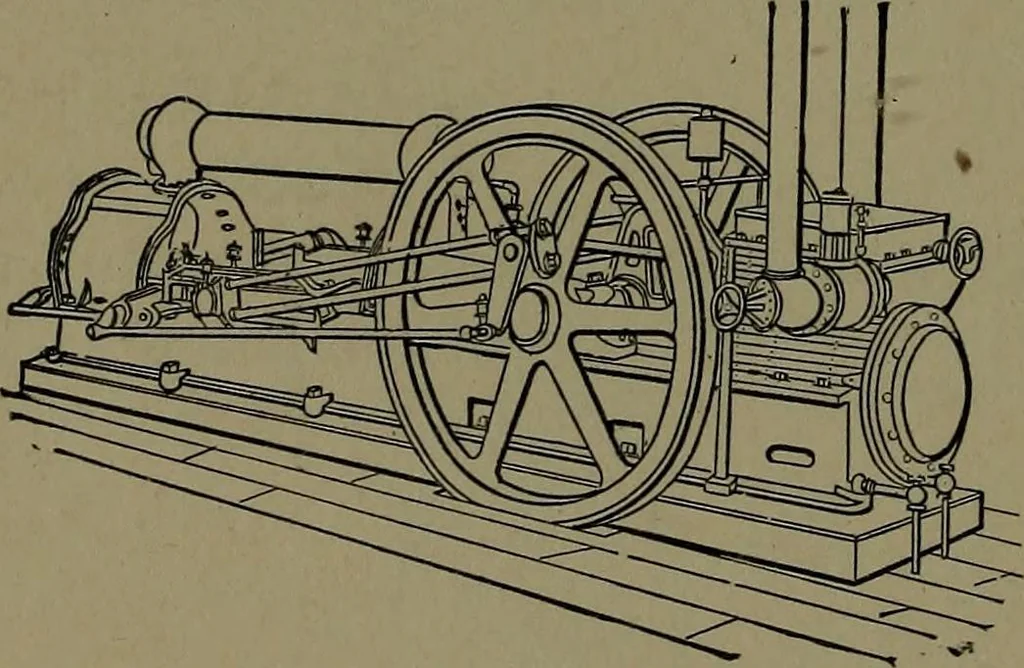 An illustration from Mechanical movements, powers and devices; a treatise describing mechanical movements and devices used in construcive and operative mechinery and the mechanical arts, being practically a mechanical dictionary, 1917, leaf 179