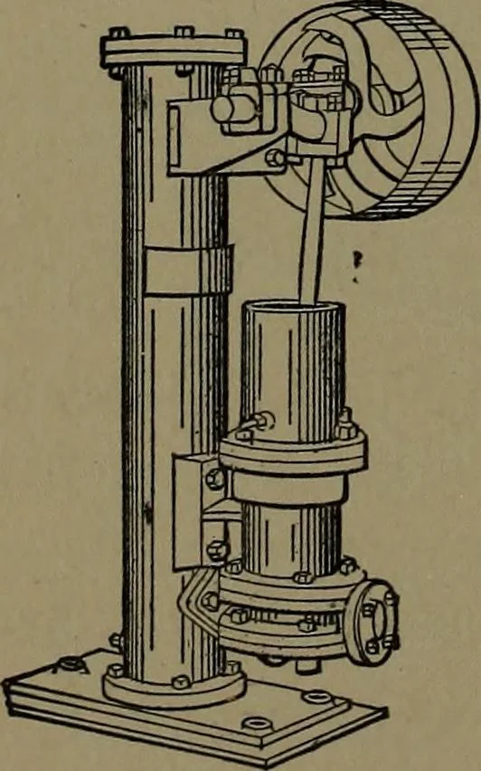 An illustration from Mechanical movements, powers and devices; a treatise describing mechanical movements and devices used in construcive and operative mechinery and the mechanical arts, being practically a mechanical dictionary, 1917, leaf 179