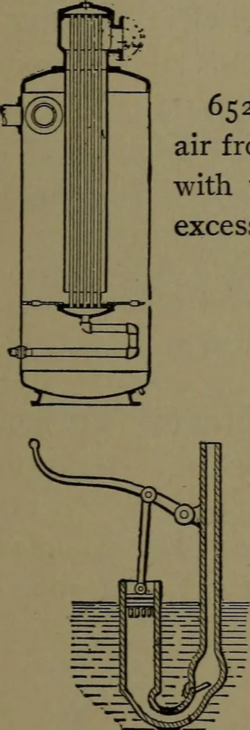 An illustration from Mechanical movements, powers and devices; a treatise describing mechanical movements and devices used in construcive and operative mechinery and the mechanical arts, being practically a mechanical dictionary, 1917, leaf 182