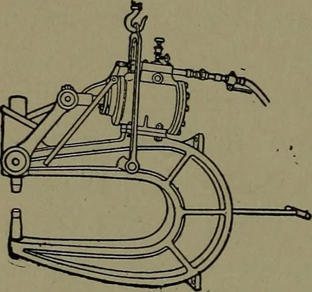 An illustration from Mechanical movements, powers and devices; a treatise describing mechanical movements and devices used in construcive and operative mechinery and the mechanical arts, being practically a mechanical dictionary, 1917, leaf 189