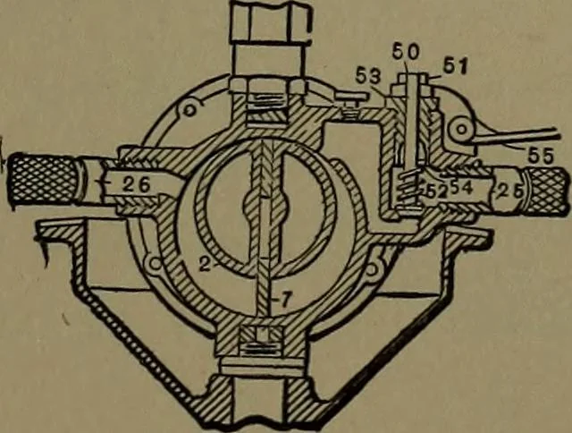 An illustration from Mechanical movements, powers and devices; a treatise describing mechanical movements and devices used in construcive and operative mechinery and the mechanical arts, being practically a mechanical dictionary, 1917, leaf 190
