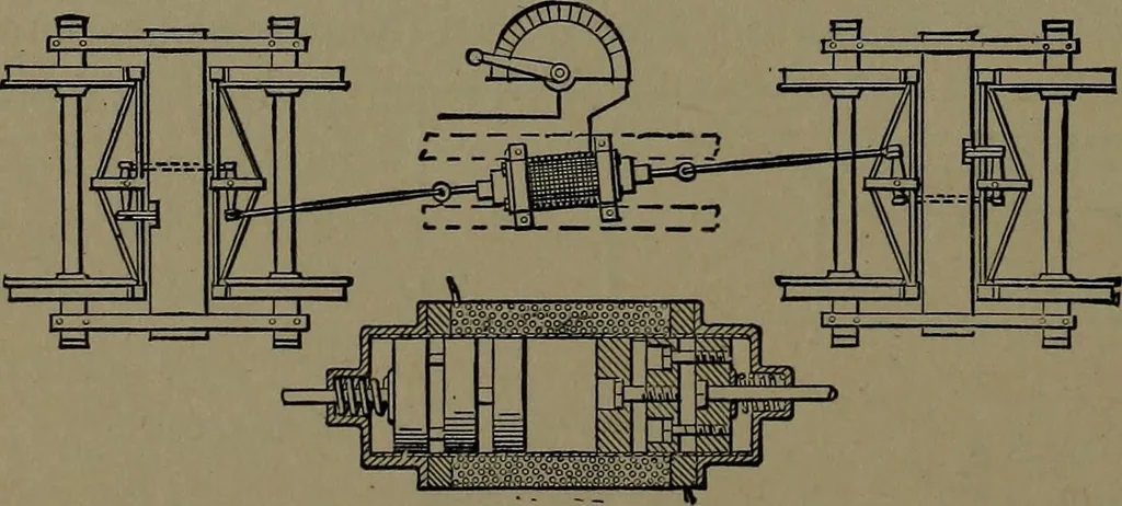 An illustration from Mechanical movements, powers and devices; a treatise describing mechanical movements and devices used in construcive and operative mechinery and the mechanical arts, being practically a mechanical dictionary, 1917, leaf 201