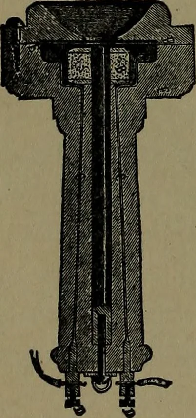 An illustration from Mechanical movements, powers and devices; a treatise describing mechanical movements and devices used in construcive and operative mechinery and the mechanical arts, being practically a mechanical dictionary, 1917, leaf 203