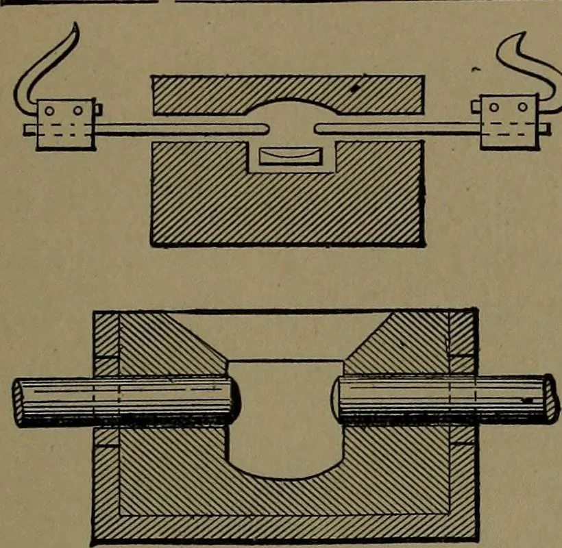 An illustration from Mechanical movements, powers and devices; a treatise describing mechanical movements and devices used in construcive and operative mechinery and the mechanical arts, being practically a mechanical dictionary, 1917, leaf 206