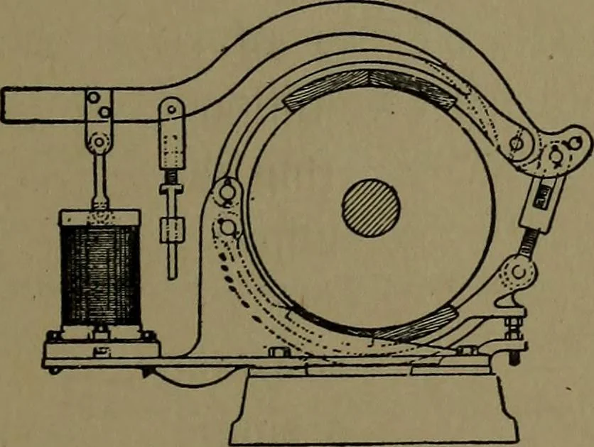 An illustration from Mechanical movements, powers and devices; a treatise describing mechanical movements and devices used in construcive and operative mechinery and the mechanical arts, being practically a mechanical dictionary, 1917, leaf 208