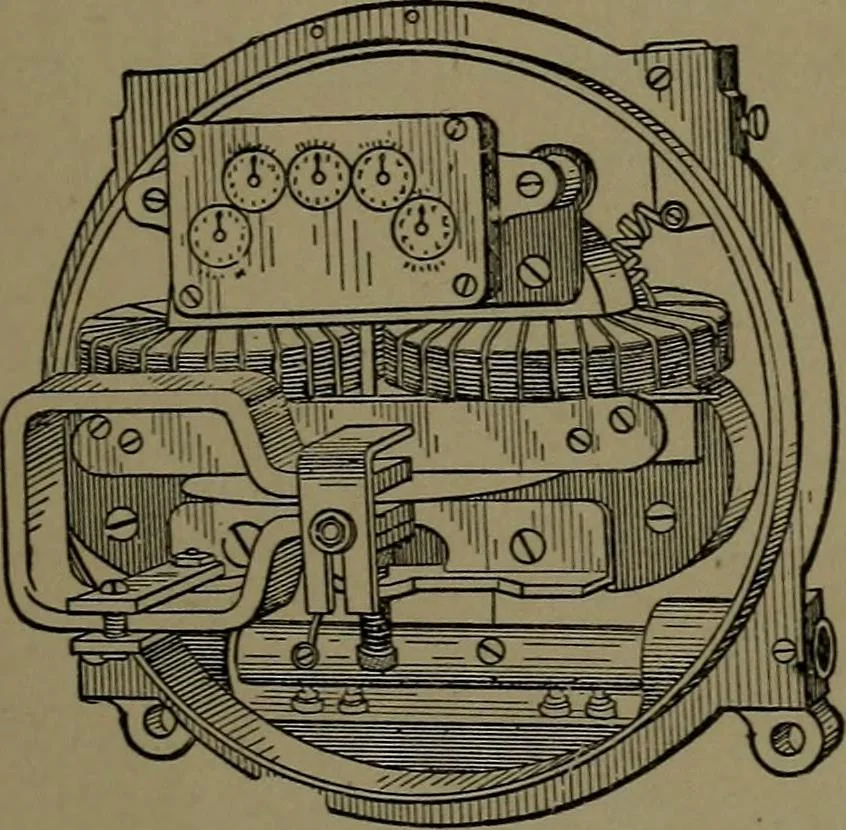 An illustration from Mechanical movements, powers and devices; a treatise describing mechanical movements and devices used in construcive and operative mechinery and the mechanical arts, being practically a mechanical dictionary, 1917, leaf 210