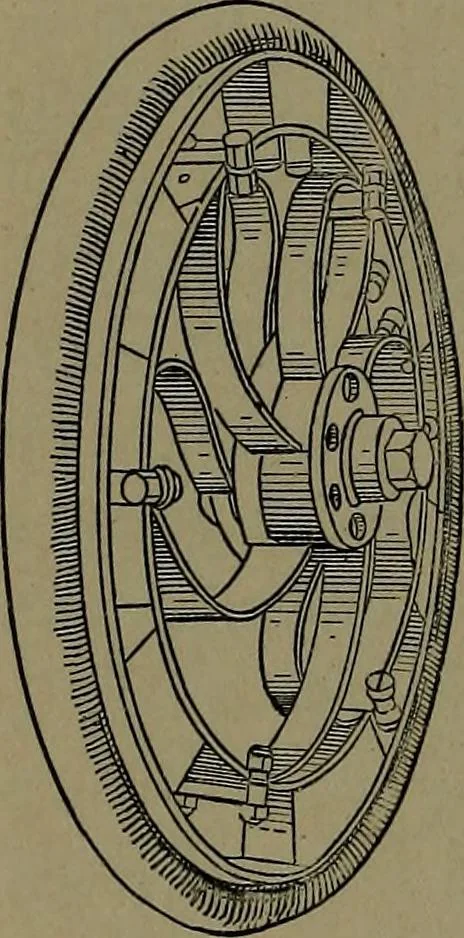 An illustration from Mechanical movements, powers and devices; a treatise describing mechanical movements and devices used in construcive and operative mechinery and the mechanical arts, being practically a mechanical dictionary, 1917, leaf 235