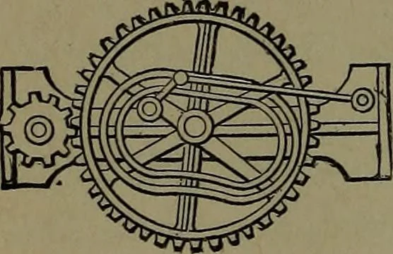 An illustration from Mechanical movements, powers and devices; a treatise describing mechanical movements and devices used in construcive and operative mechinery and the mechanical arts, being practically a mechanical dictionary, 1917, leaf 239