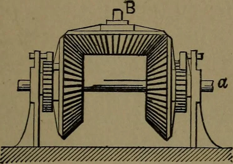 An illustration from Mechanical movements, powers and devices; a treatise describing mechanical movements and devices used in construcive and operative mechinery and the mechanical arts, being practically a mechanical dictionary, 1917, leaf 254