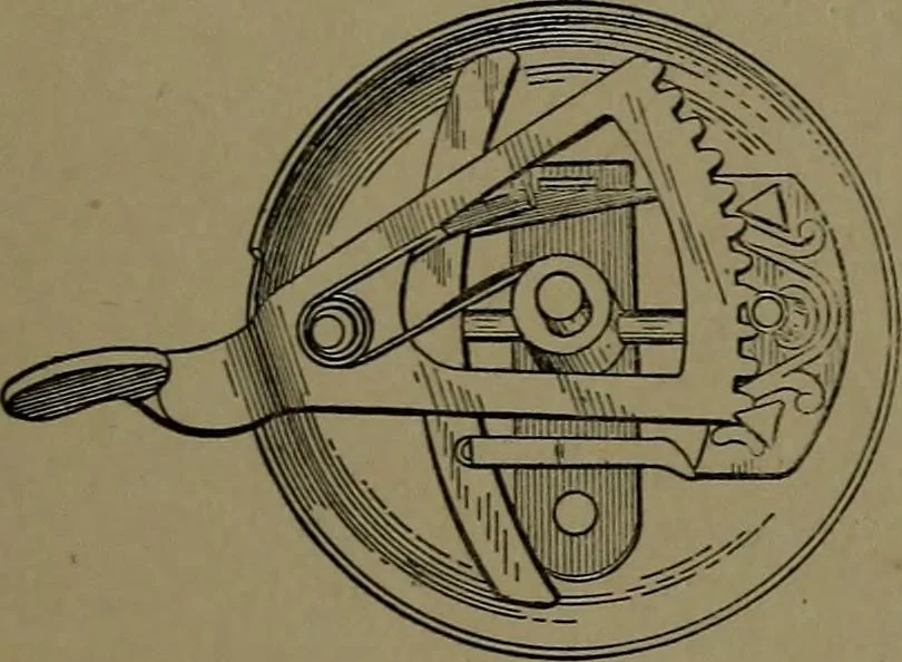 An illustration from Mechanical movements, powers and devices; a treatise describing mechanical movements and devices used in construcive and operative mechinery and the mechanical arts, being practically a mechanical dictionary, 1917, leaf 258