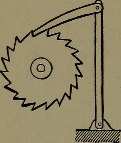 An illustration from Mechanical movements, powers and devices; a treatise describing mechanical movements and devices used in construcive and operative mechinery and the mechanical arts, being practically a mechanical dictionary, 1917, leaf 261