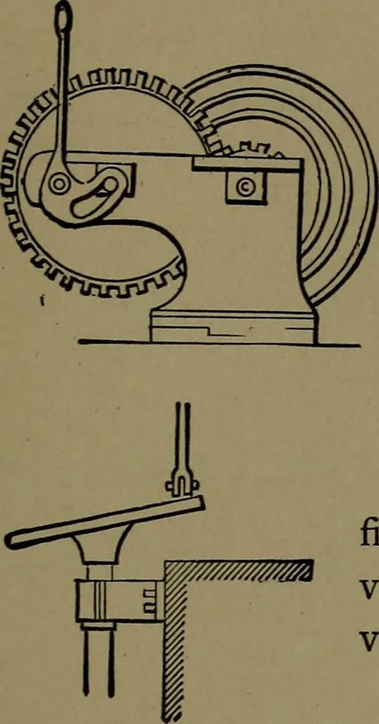 An illustration from Mechanical movements, powers and devices; a treatise describing mechanical movements and devices used in construcive and operative mechinery and the mechanical arts, being practically a mechanical dictionary, 1917, leaf 276