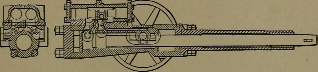 An illustration from Mechanical movements, powers and devices; a treatise describing mechanical movements and devices used in construcive and operative mechinery and the mechanical arts, being practically a mechanical dictionary, 1917, leaf 306