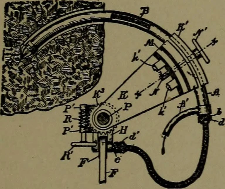 An illustration from Mechanical movements, powers and devices; a treatise describing mechanical movements and devices used in construcive and operative mechinery and the mechanical arts, being practically a mechanical dictionary, 1917, leaf 306