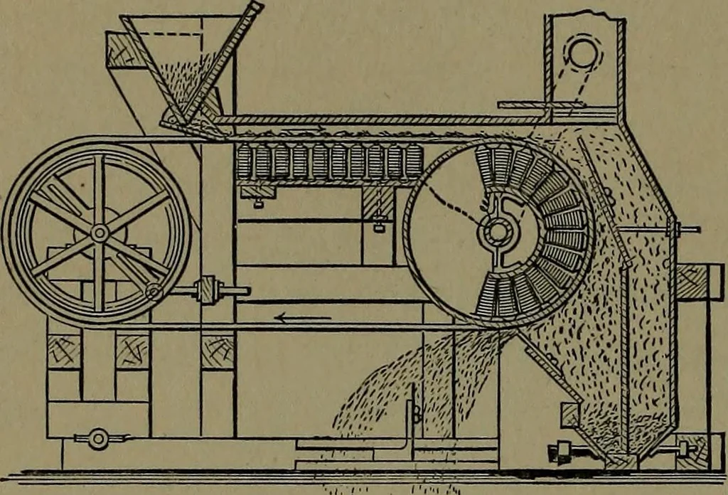 An illustration from Mechanical movements, powers and devices; a treatise describing mechanical movements and devices used in construcive and operative mechinery and the mechanical arts, being practically a mechanical dictionary, 1917, leaf 315