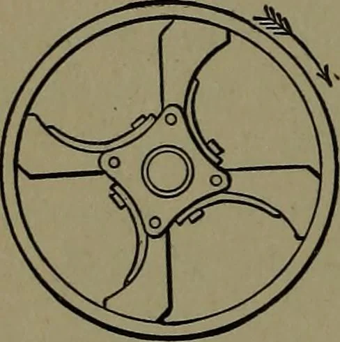 An illustration from Mechanical movements, powers and devices; a treatise describing mechanical movements and devices used in construcive and operative mechinery and the mechanical arts, being practically a mechanical dictionary, 1917, leaf 327