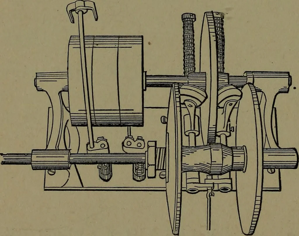 An illustration from Mechanical movements, powers and devices; a treatise describing mechanical movements and devices used in construcive and operative mechinery and the mechanical arts, being practically a mechanical dictionary, 1917, leaf 331
