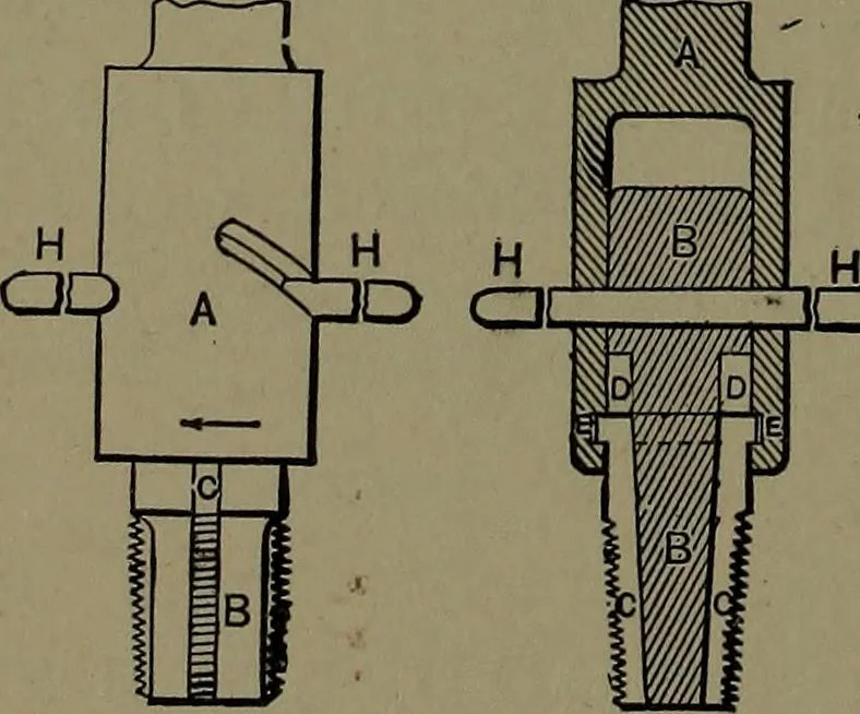 An illustration from Mechanical movements, powers and devices; a treatise describing mechanical movements and devices used in construcive and operative mechinery and the mechanical arts, being practically a mechanical dictionary, 1917, leaf 333