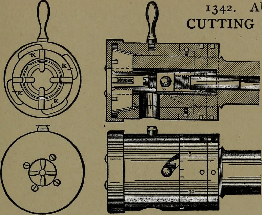An illustration from Mechanical movements, powers and devices; a treatise describing mechanical movements and devices used in construcive and operative mechinery and the mechanical arts, being practically a mechanical dictionary, 1917, leaf 334