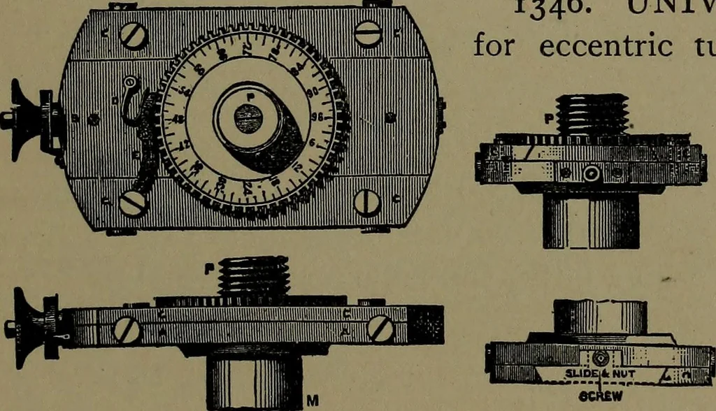 An illustration from Mechanical movements, powers and devices; a treatise describing mechanical movements and devices used in construcive and operative mechinery and the mechanical arts, being practically a mechanical dictionary, 1917, leaf 334