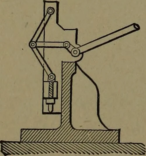 An illustration from Mechanical movements, powers and devices; a treatise describing mechanical movements and devices used in construcive and operative mechinery and the mechanical arts, being practically a mechanical dictionary, 1917, leaf 335