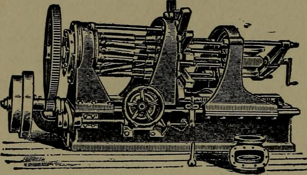 An illustration from Mechanical movements, powers and devices; a treatise describing mechanical movements and devices used in construcive and operative mechinery and the mechanical arts, being practically a mechanical dictionary, 1917, leaf 337