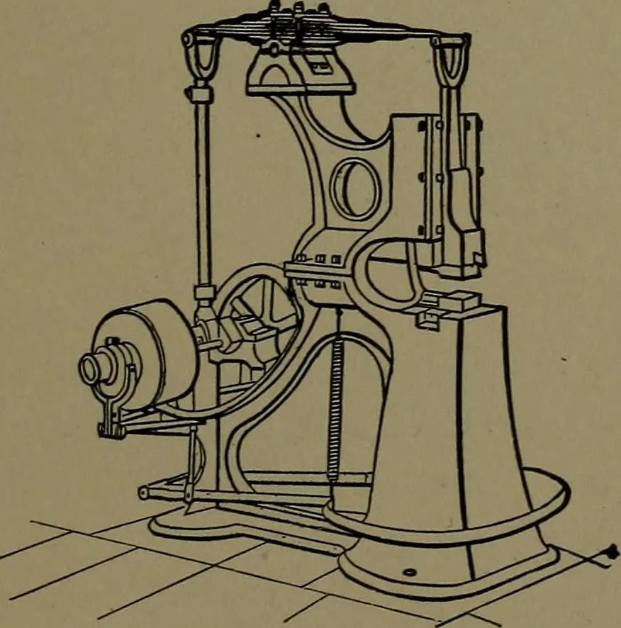 An illustration from Mechanical movements, powers and devices; a treatise describing mechanical movements and devices used in construcive and operative mechinery and the mechanical arts, being practically a mechanical dictionary, 1917, leaf 338