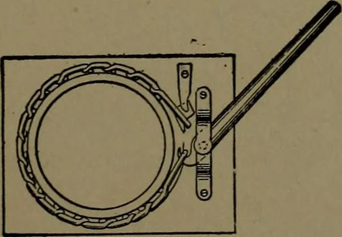 An illustration from Mechanical movements, powers and devices; a treatise describing mechanical movements and devices used in construcive and operative mechinery and the mechanical arts, being practically a mechanical dictionary, 1917, leaf 338