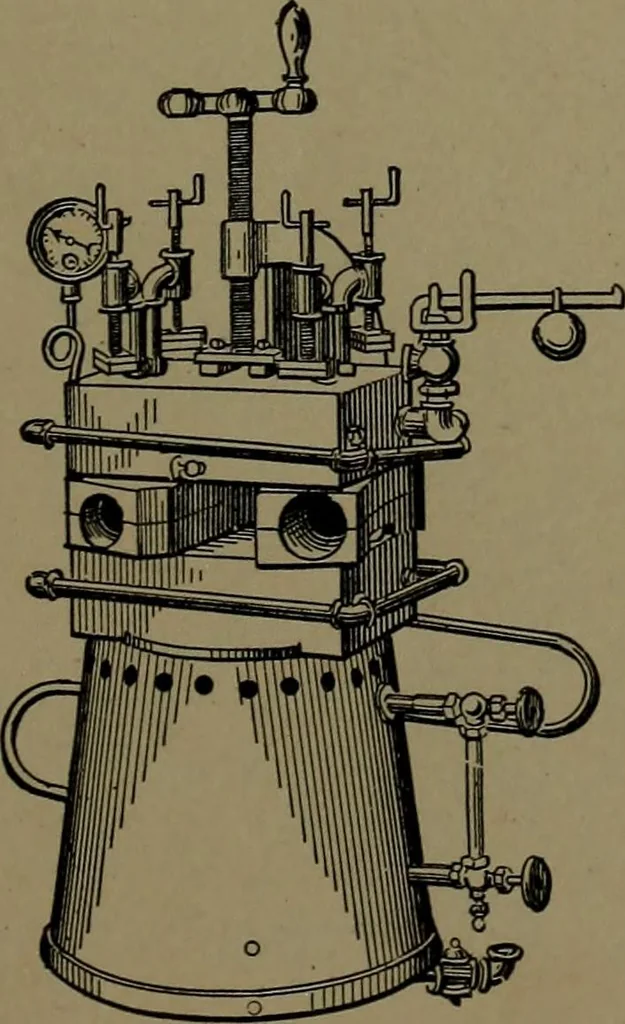 An illustration from Mechanical movements, powers and devices; a treatise describing mechanical movements and devices used in construcive and operative mechinery and the mechanical arts, being practically a mechanical dictionary, 1917, leaf 354