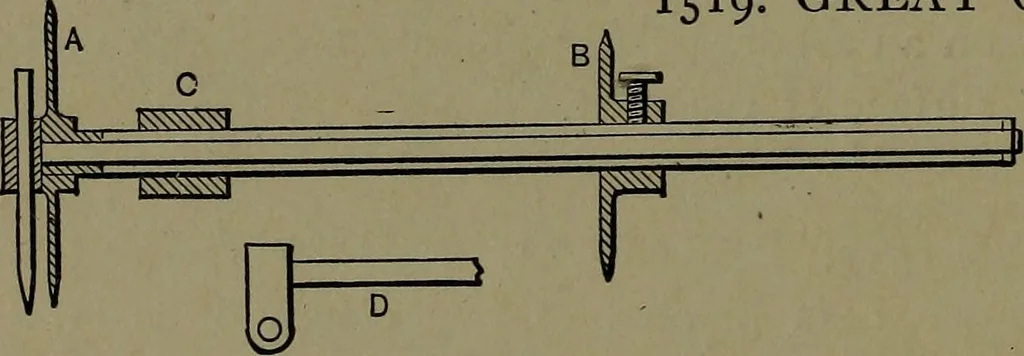 An illustration from Mechanical movements, powers and devices; a treatise describing mechanical movements and devices used in construcive and operative mechinery and the mechanical arts, being practically a mechanical dictionary, 1917, leaf 371
