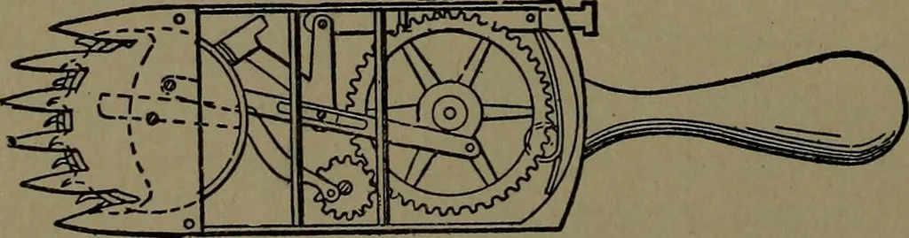 An illustration from Mechanical movements, powers and devices; a treatise describing mechanical movements and devices used in construcive and operative mechinery and the mechanical arts, being practically a mechanical dictionary, 1917, leaf 379