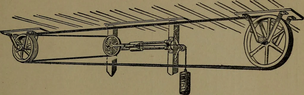 An illustration from Mechanical movements, powers and devices; a treatise describing mechanical movements and devices used in construcive and operative mechinery and the mechanical arts, being practically a mechanical dictionary, 1917, leaf 38