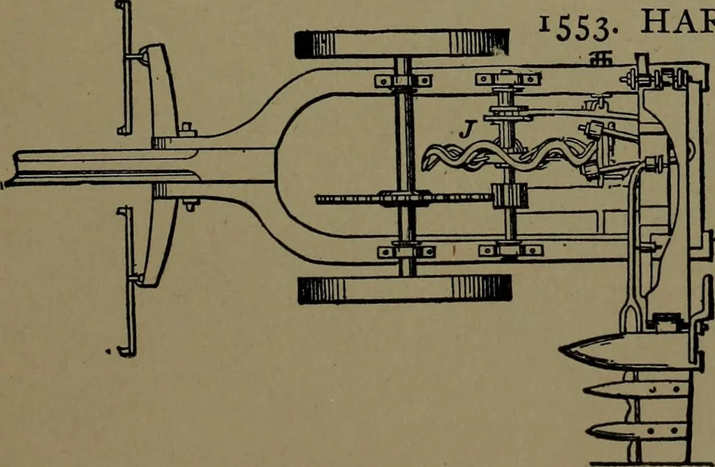 An illustration from Mechanical movements, powers and devices; a treatise describing mechanical movements and devices used in construcive and operative mechinery and the mechanical arts, being practically a mechanical dictionary, 1917, leaf 382
