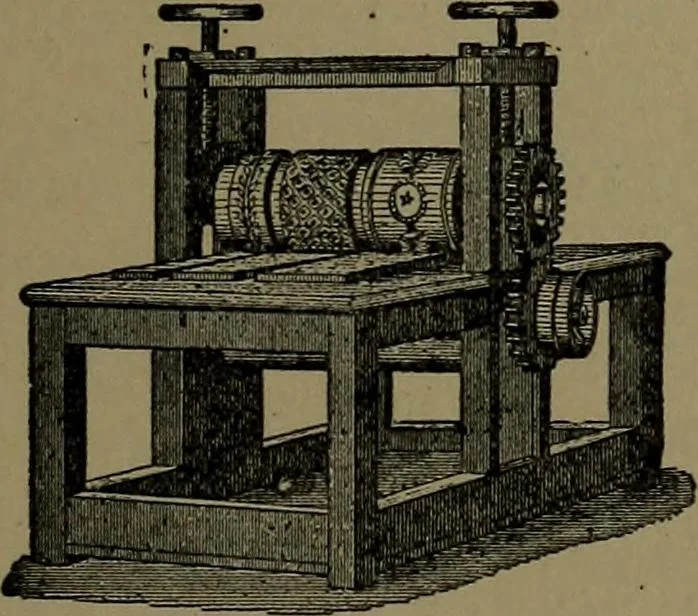 An illustration from Mechanical movements, powers and devices; a treatise describing mechanical movements and devices used in construcive and operative mechinery and the mechanical arts, being practically a mechanical dictionary, 1917, leaf 384